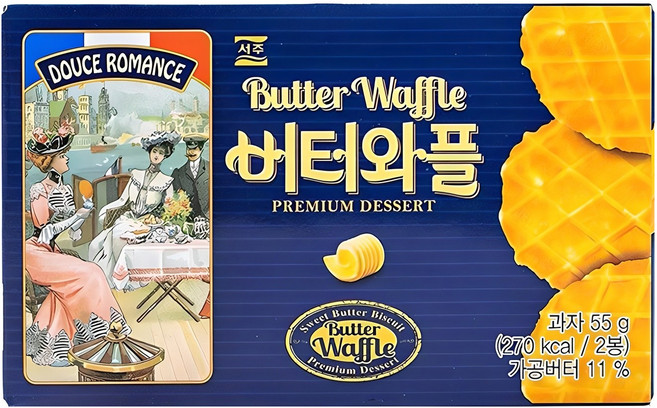 서주 버터와플, 1개, 55g