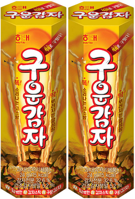 해태제과 구운감자, 24g, 2개