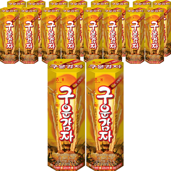 해태제과 구운감자, 24g, 18개