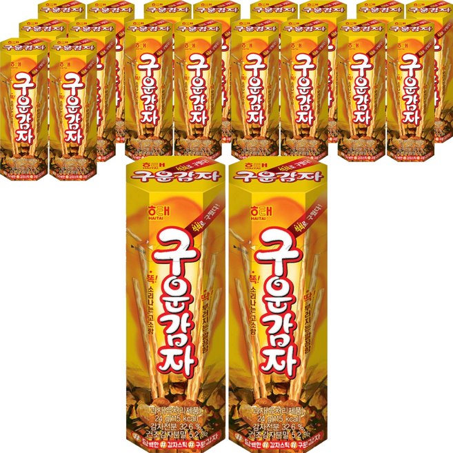 해태제과 구운감자, 24g, 20개