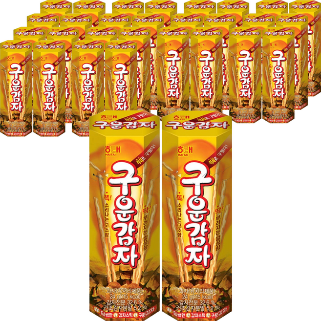 해태제과 구운감자, 24g, 30개