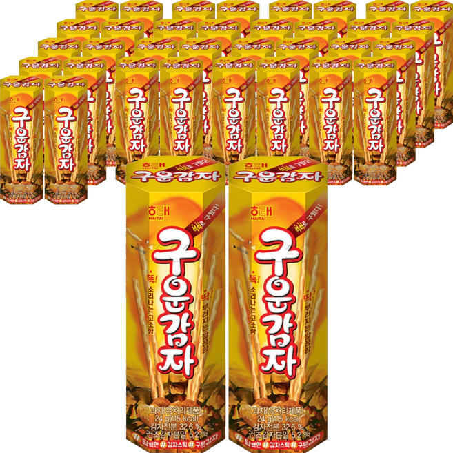 해태제과 구운감자, 24g, 36개