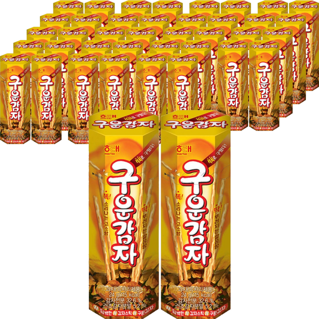 해태제과 구운감자, 24g, 40개