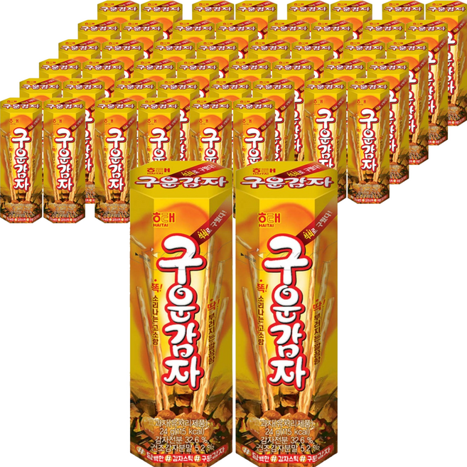 해태제과 구운감자, 24g, 48개