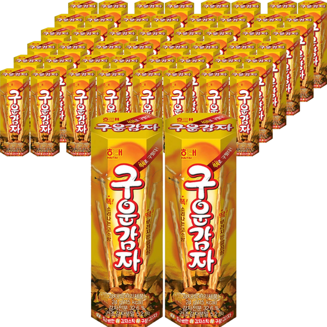 해태제과 구운감자, 24g, 50개