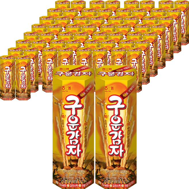 해태제과 구운감자, 24g, 60개