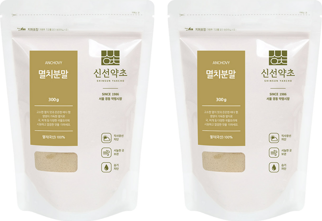신선약초 멸치분말, 300g, 2개