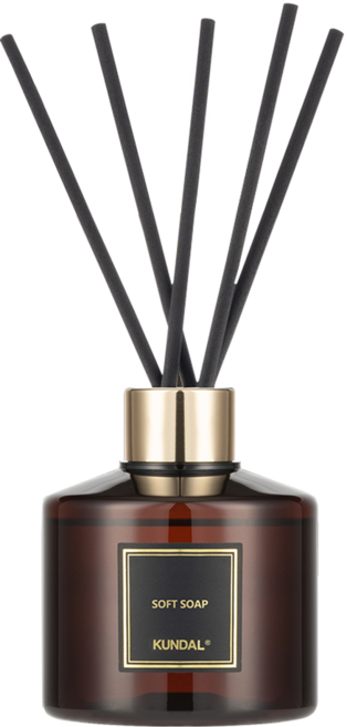 KUNDAL 昆黛爾 家用淨化空氣香薰擴香瓶組 200ml, Soft Soap, 2組