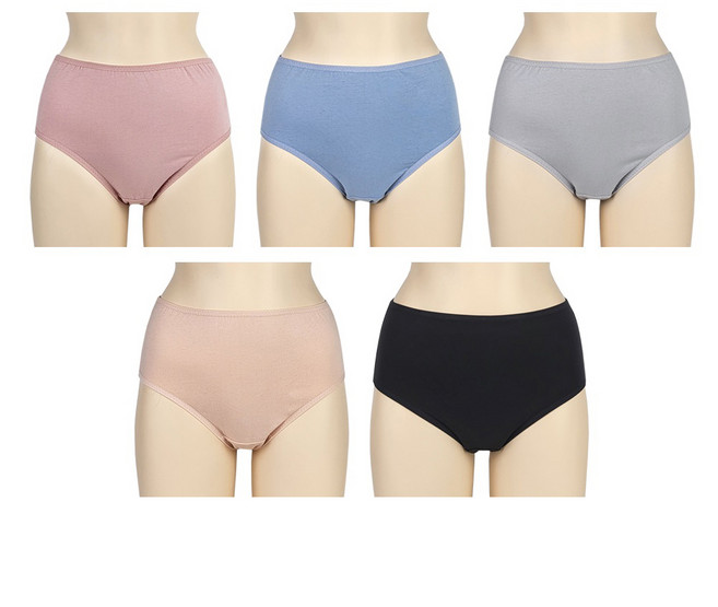 올리비아바비 국산 파스텔 데일리 면 맥시 팬티 5종 세트