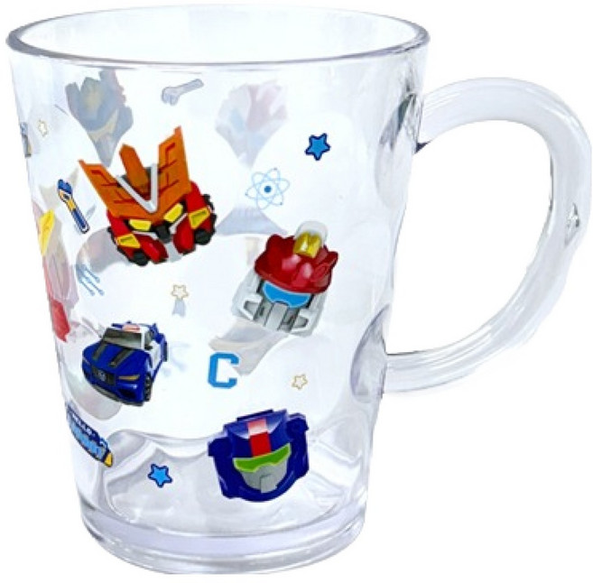 르번 헬로카봇 물방울 컵, 혼합색상, 1개, 300ml