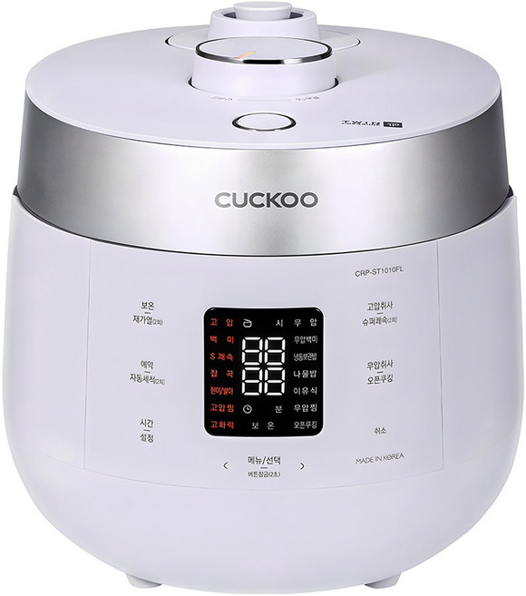쿠쿠 트윈프레셔 더 라이트 전기압력밥솥 10인용, CRP-ST1010FL, 라벤더