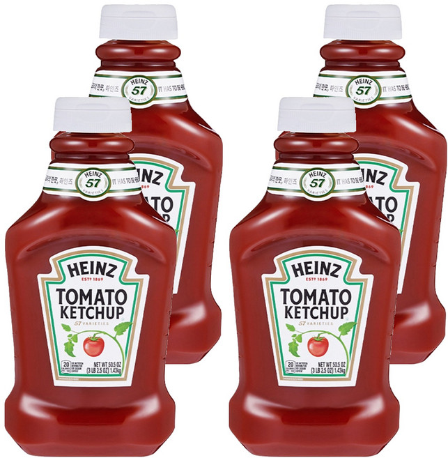 하인즈 토마토 케찹, 1.43kg, 4개