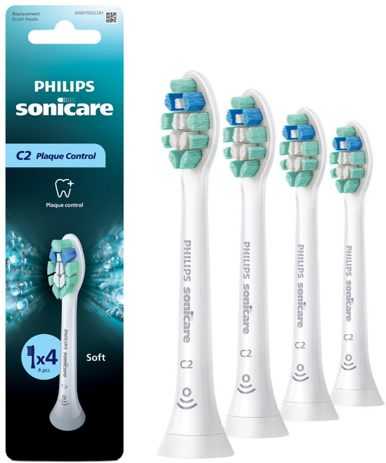 PHILIPS 飛利浦 sonicare 白色款牙刷頭 C2, HX9024/14, 1個