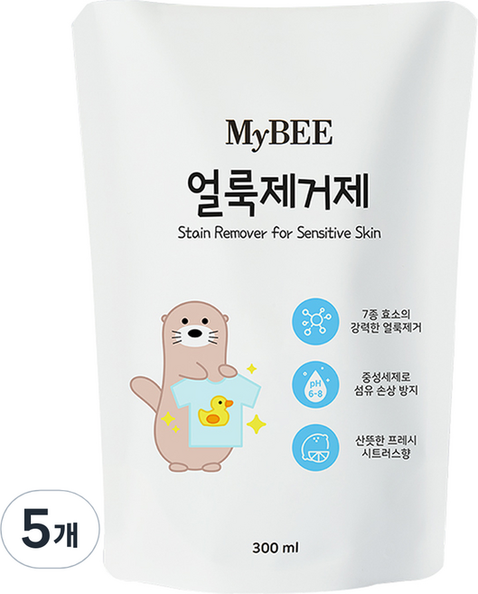 마이비 얼룩제거제 리필, 300ml, 5개