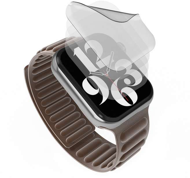 랩씨 TPU 풀커버 자가복원 스마트워치 액정보호필름 4p 세트, 투명, 1세트