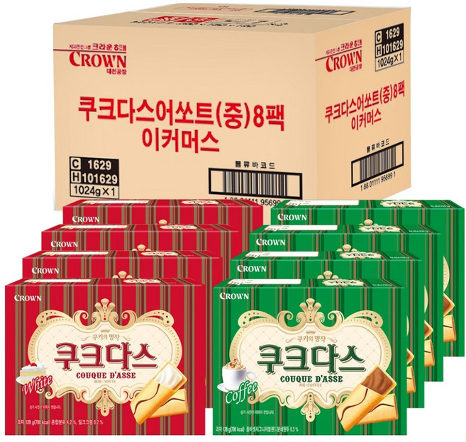 COUQUE D'ASSE 2款 x 4入組, 128g, 1套