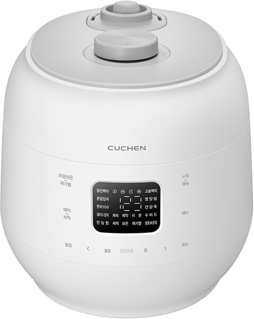 쿠첸 더핏 전기밥솥 10인용, CRS-FWK1041W, 네이처화이트