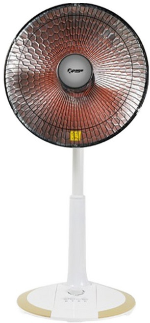 케이페이지 좌우회전 온도조절 스탠드 세라믹 전기 선풍기형 히터, KEN-S24C