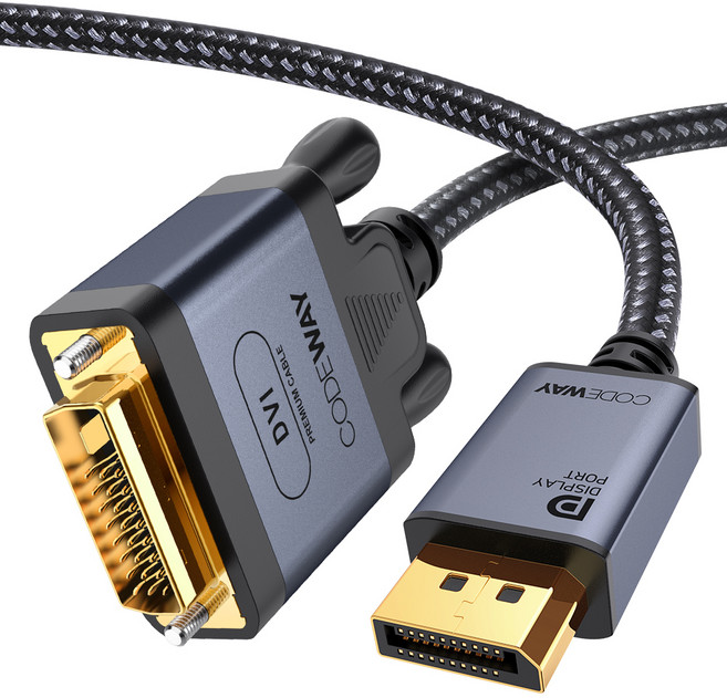 코드웨이 DP to DVI 모니터케이블, 1개, 1.5m