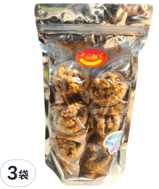 品鮮生活 法式午茶甜點核桃塔, 180g, 3袋