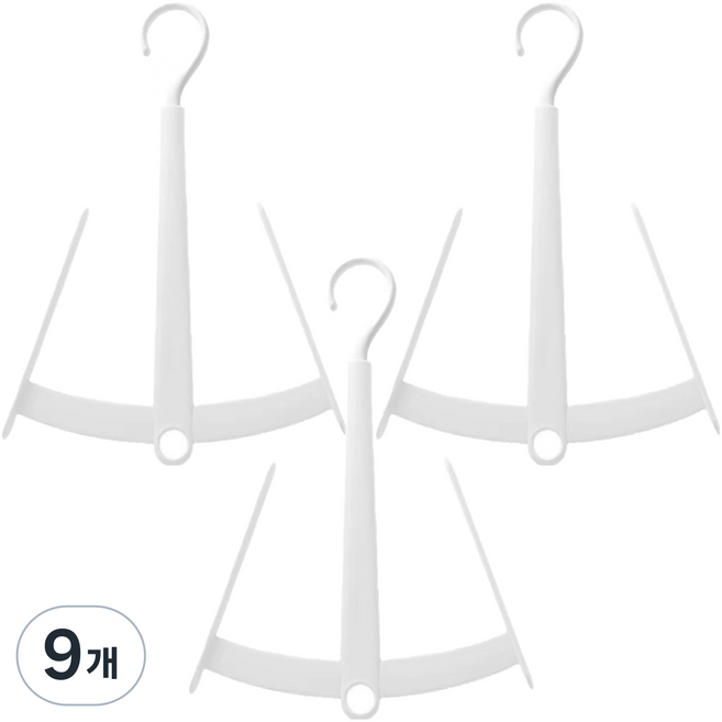 몰투데이 살림여왕 운동화 건조걸이, 04 화이트, 9개