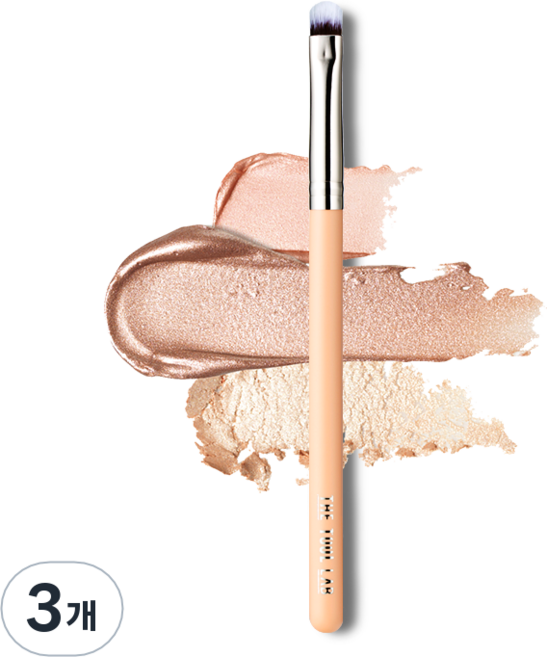 더툴랩 크림 아이섀도우 브러쉬 207, 혼합색상, 3개