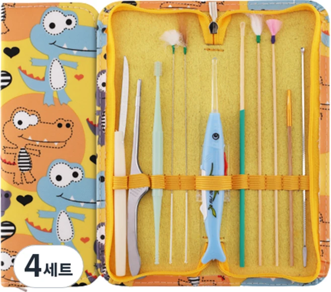 귀 청소 세트 A, 4세트 - 쿠팡