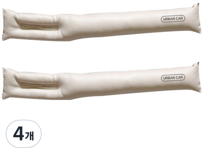 어반카 차량용 틈새쿠션, 크림베이지, 4개