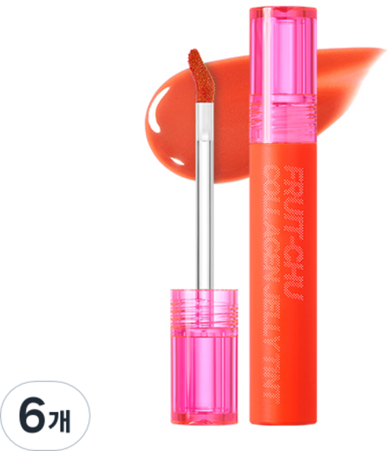16브랜드 16 후르츄 콜라겐 젤리 틴트, 자몽젤리, 4.1g, 6개