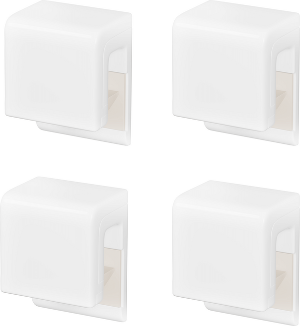 하비티 부착형 튜브클립 치약걸이, 4개