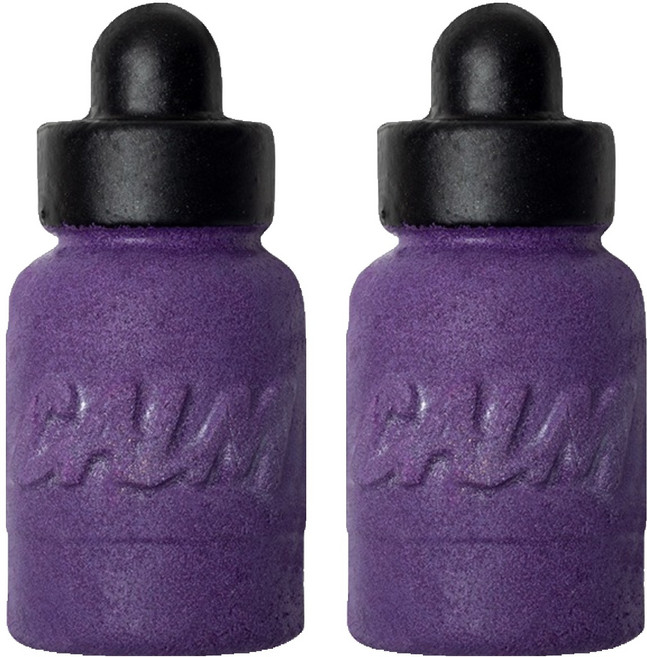 러쉬 빅 보틀 오브 캄 버블 보틀 리유저블 버블 바 입욕제, 2개, 200g