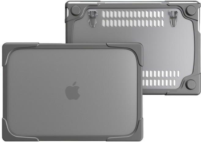 위니즈 AIR13.6 맥북 쿨링 케이스 M2 M3 A2681 / A3113 WZHMC-0105GY, 그레이, 1개