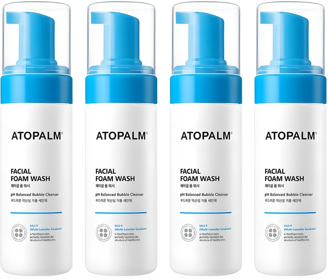 아토팜 페이셜 폼 워시, 150ml, 4개 - 쿠팡