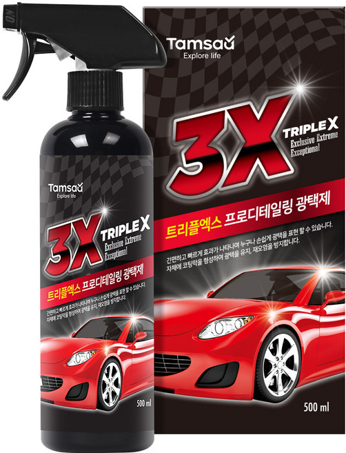 탐사 트리플엑스 광택제 500ml, 1개
