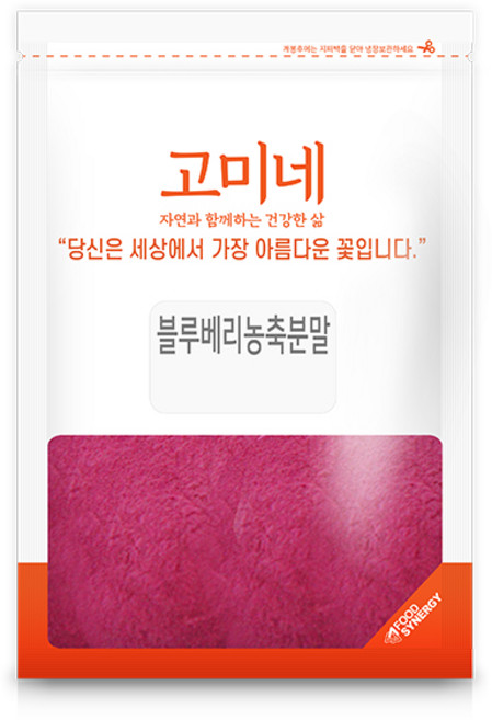 고미네 농축 블루베리분말, 100g, 1개