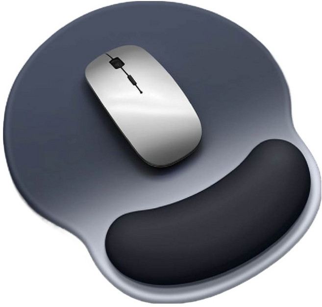 코모스코 손목 마우스패드, 블랙, 1개