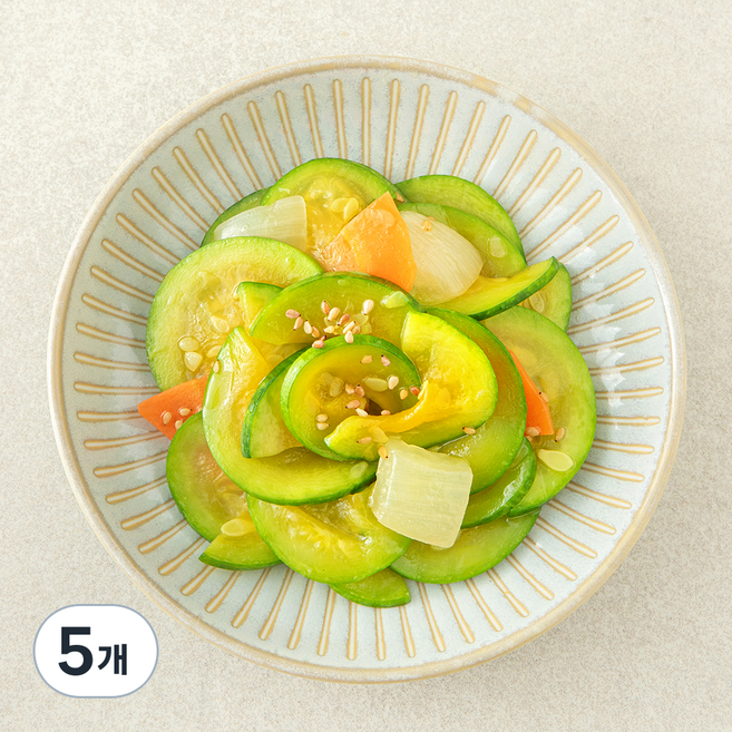 집반찬연구소 애호박 볶음, 100g, 5개