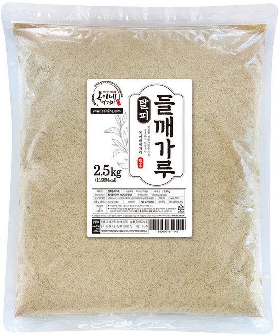 복이네먹거리 탈피 들깨가루, 2.5kg, 1개