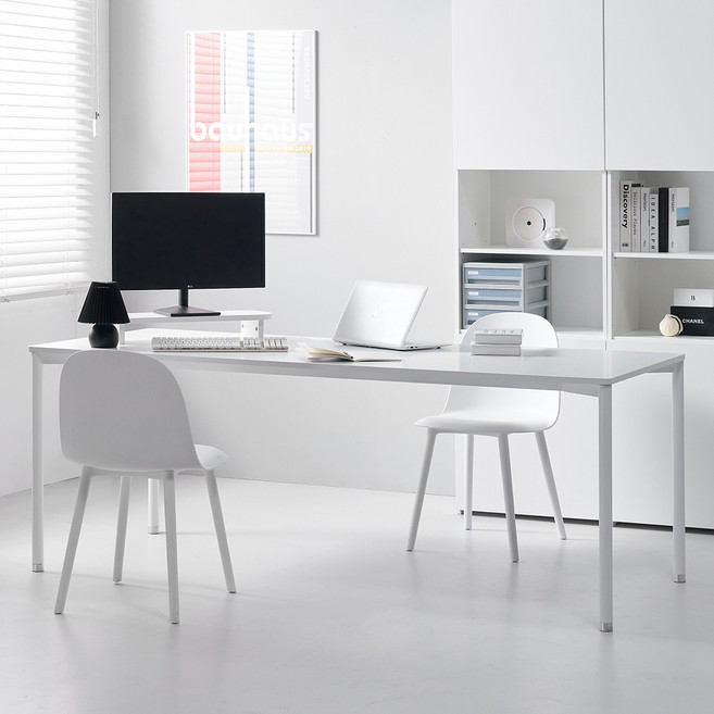 필웰 횸 책상 테이블 방문설치, 화이트