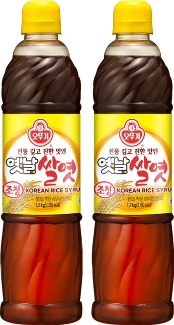 오뚜기 옛날 조청 쌀엿, 1.2kg, 2개