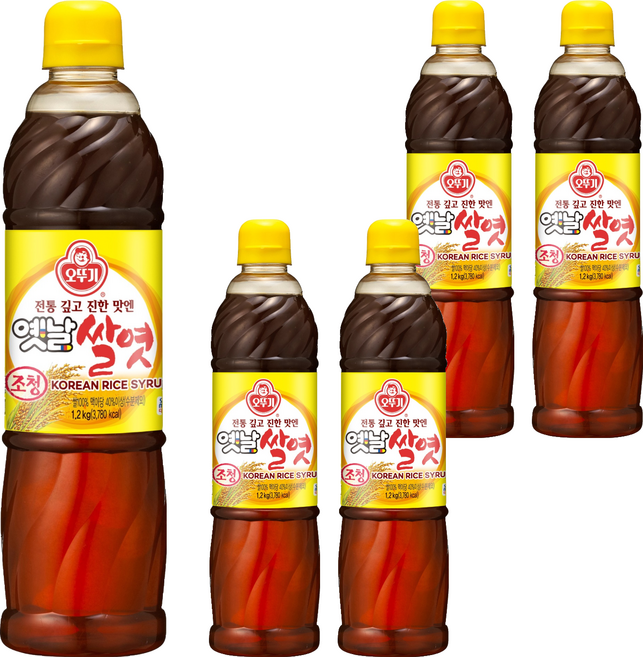 오뚜기 옛날 조청 쌀엿, 1.2kg, 5개