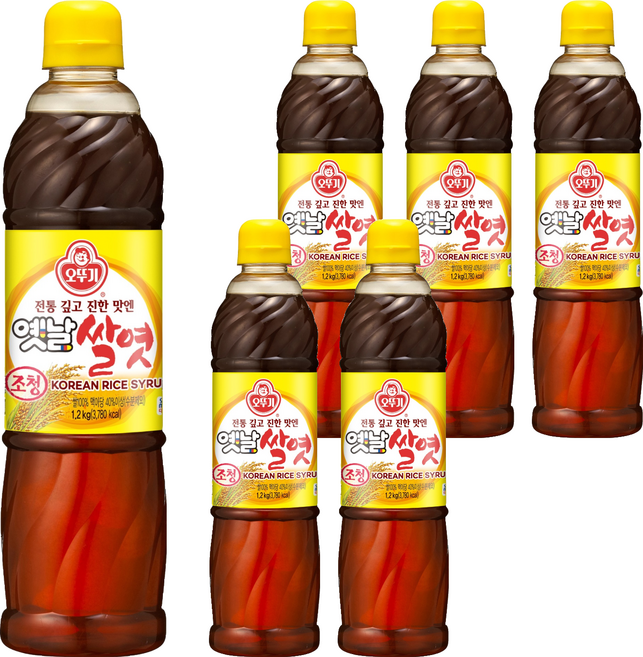 오뚜기 옛날 조청 쌀엿, 1.2kg, 6개