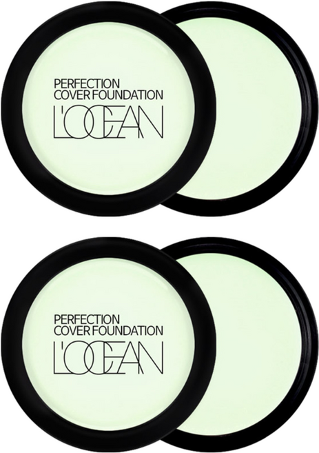 로쎄앙 커버파운데이션, 20호 아쿠아라이트그린, 2개