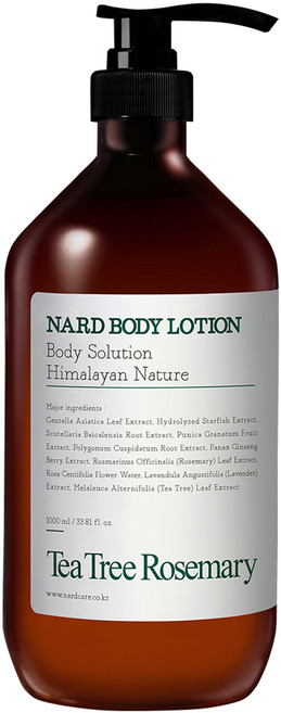 나드 바디로션 티트리로즈마리향, 1L, 1개