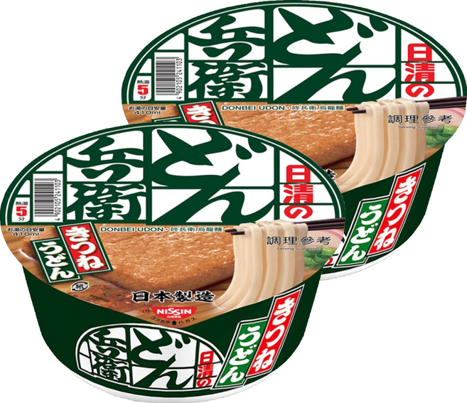 NISSIN 日清 咚兵衛 油豆腐烏龍麵 95g, 2入