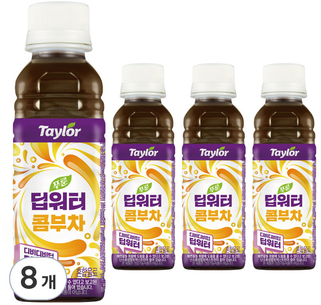 테일러 딥워터 콤부차, 8개, 180ml