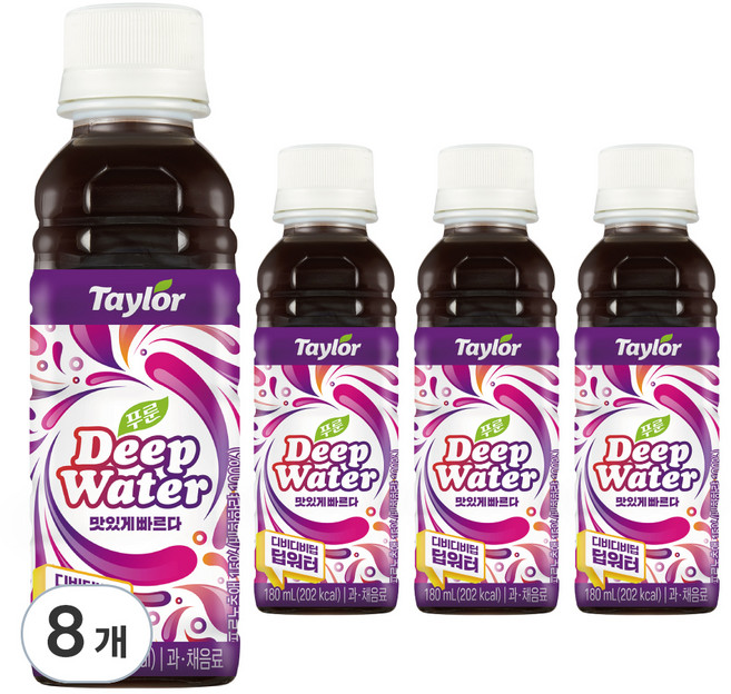 테일러 푸룬 딥워터, 180ml, 8개