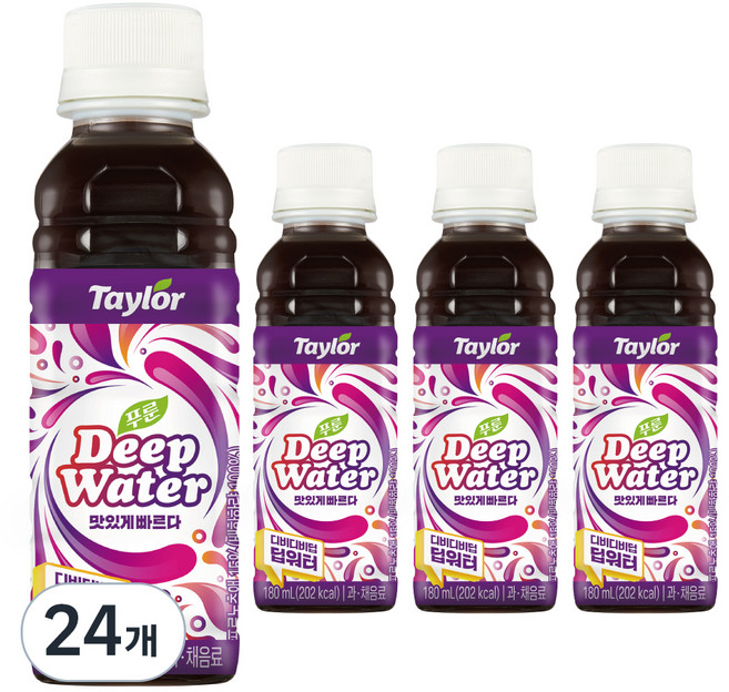 테일러 푸룬 딥워터, 180ml, 24개