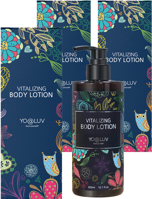 요아럽 바이탈라이징 바디로션 시트러스향, 3개, 300ml