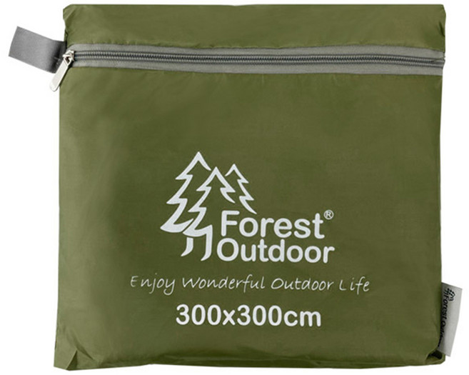 Forest Outdoor 群森戶外 多功能防水布, 軍綠色